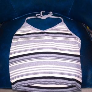 Halter Top with stripes